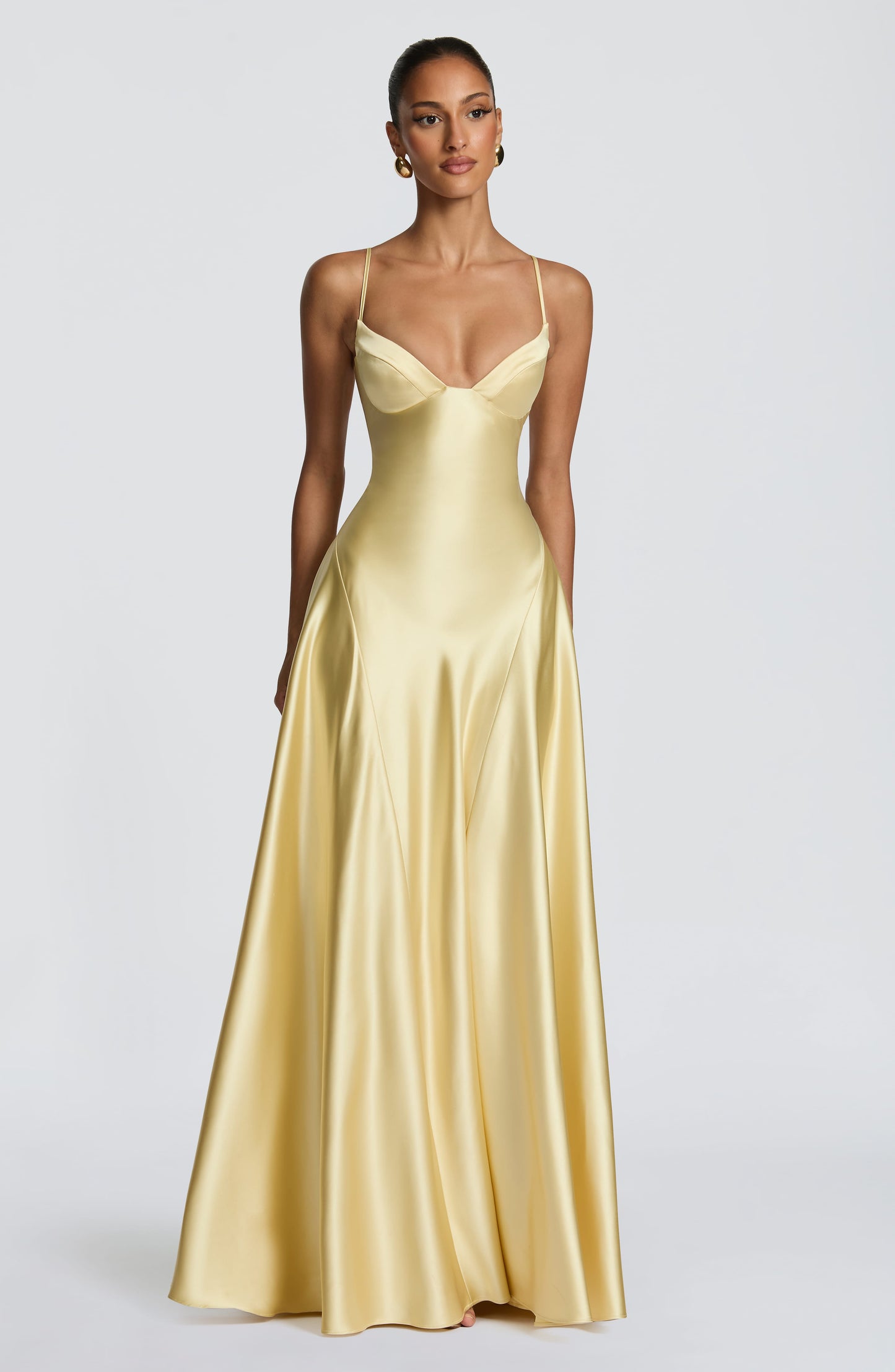 Asterin Maxi Dress Lemon