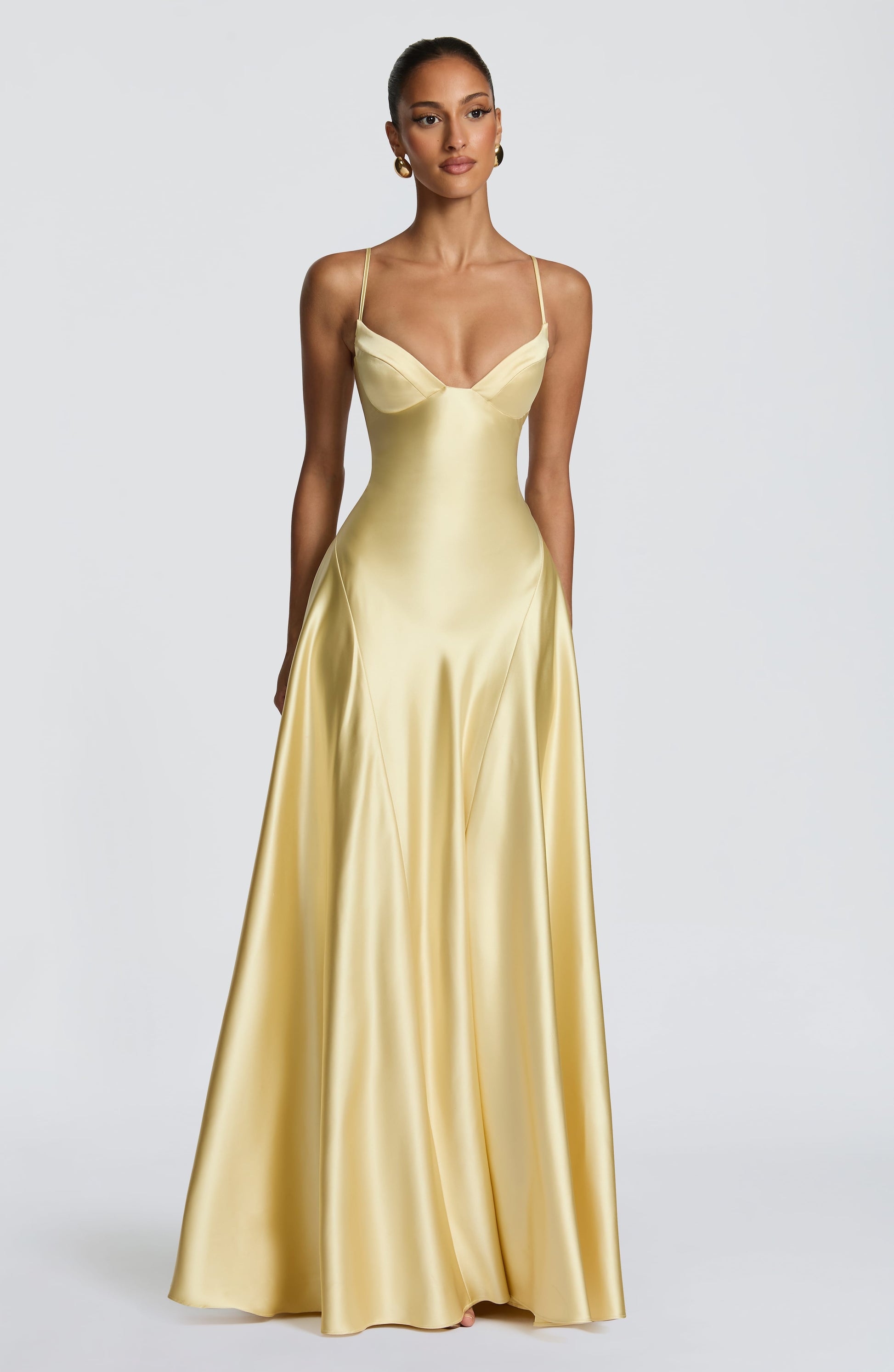 Asterin Maxi Dress Lemon