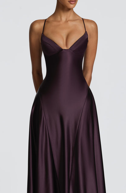Asterin Maxi Dress Plum