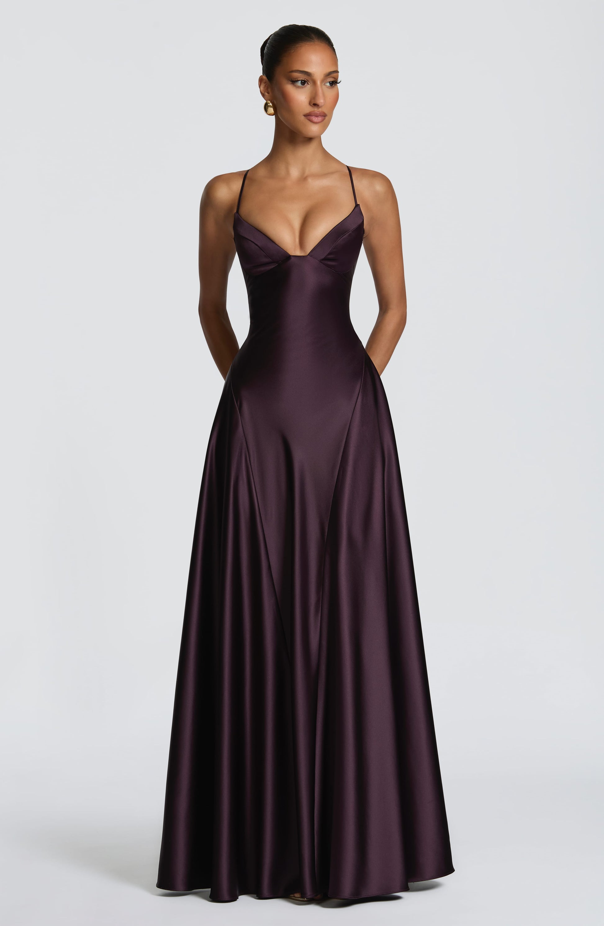Asterin Maxi Dress Plum