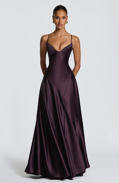 Asterin Maxi Dress Plum