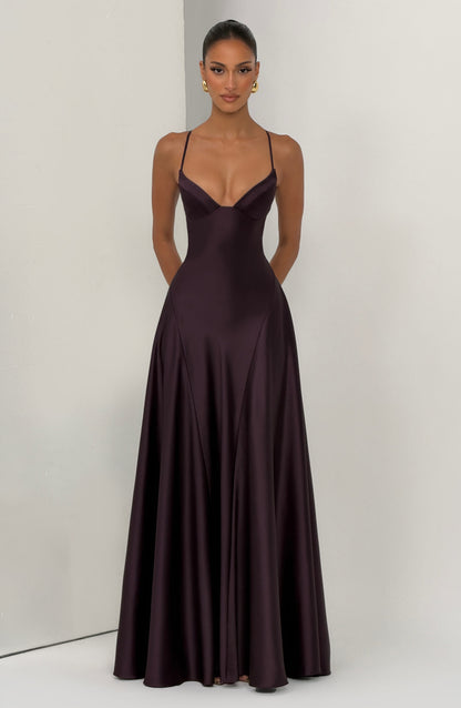Asterin Maxi Dress Plum
