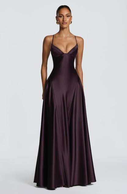 Asterin Maxi Dress Plum