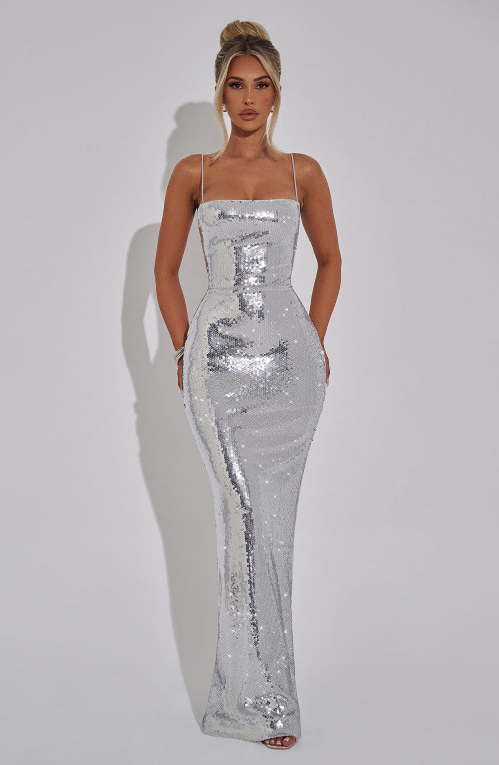 Atari Maxi Dress Silver