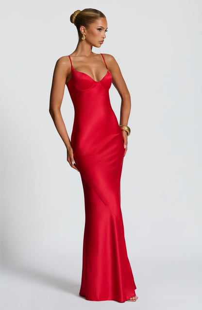 Athena Maxi Dress Red
