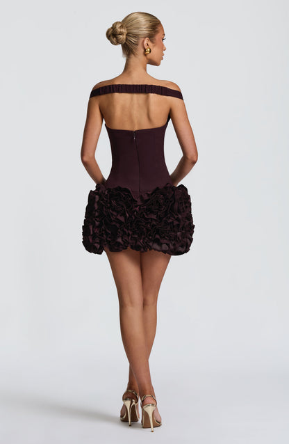 Aveta Mini Dress Plum