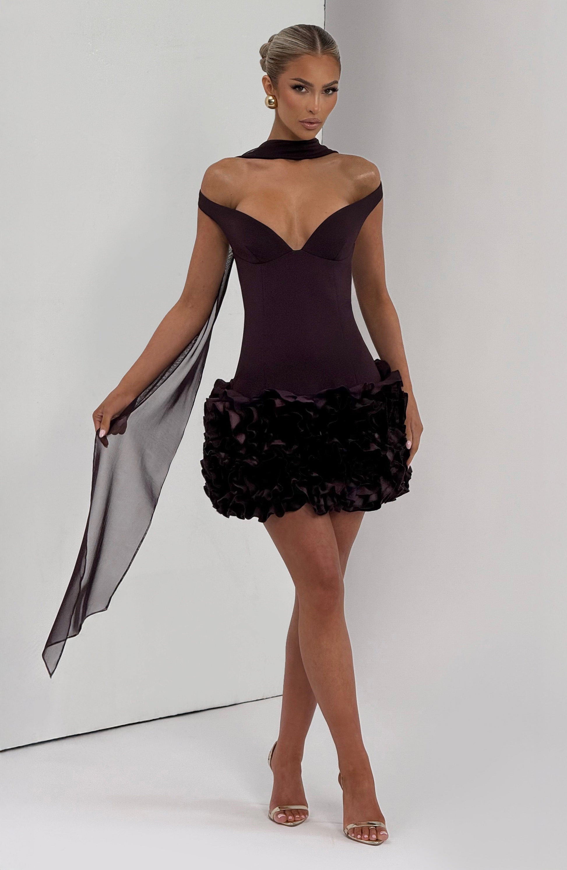 Aveta Mini Dress Plum