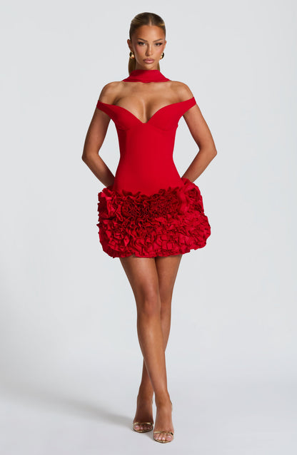 Aveta Mini Dress Red