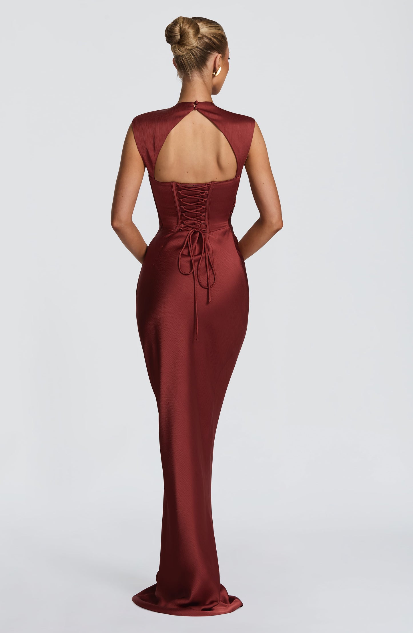 Avielle Maxi Dress Deep Rust