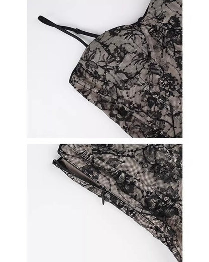 Ayana Lace Maxi Dress Black