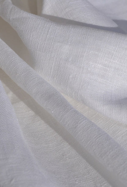 Balia Linen Midi Dress White