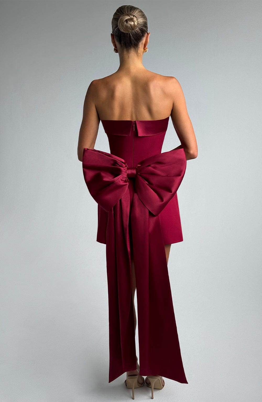 Barbara Mini Dress Wine