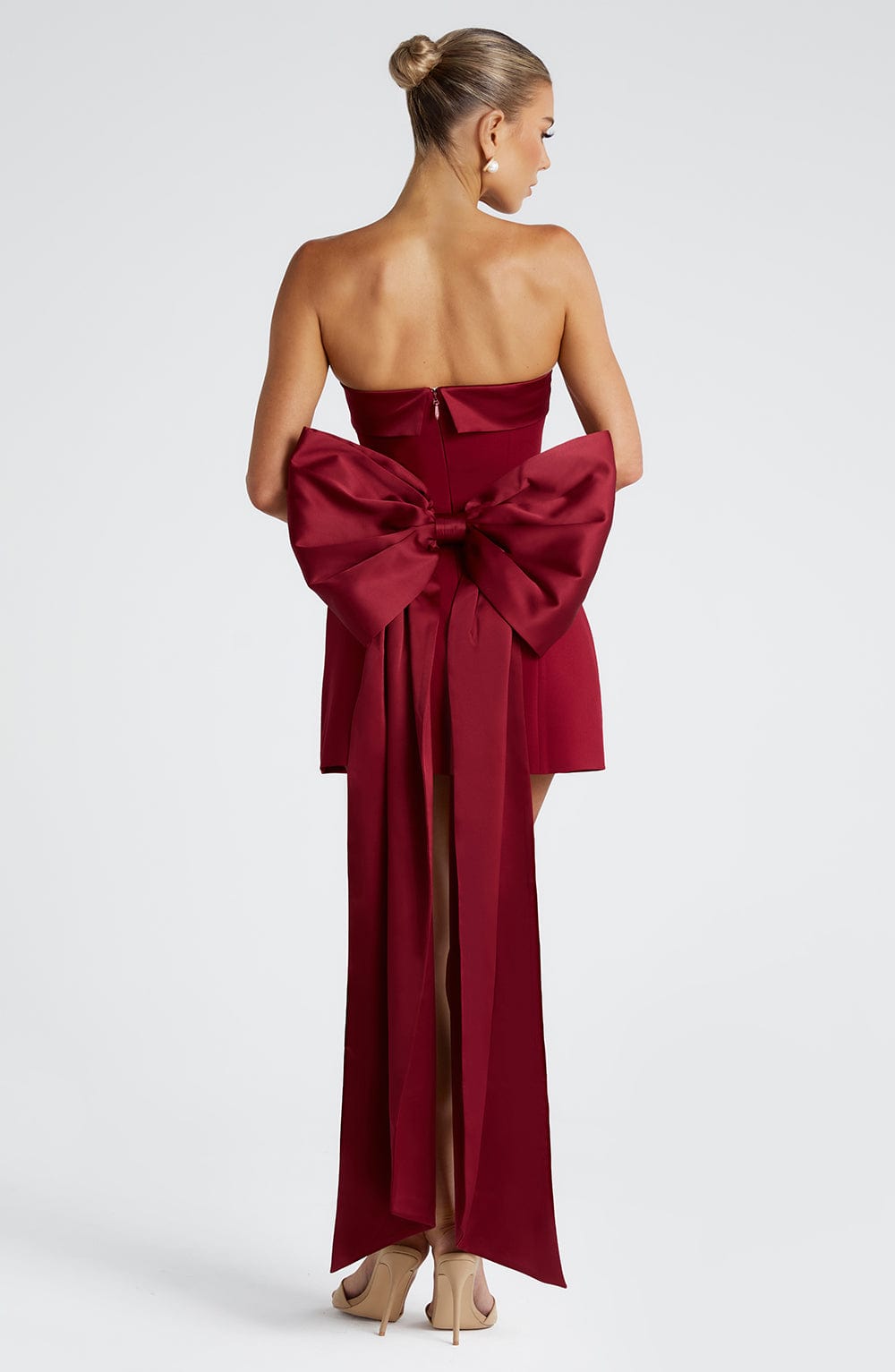 Barbara Mini Dress Wine