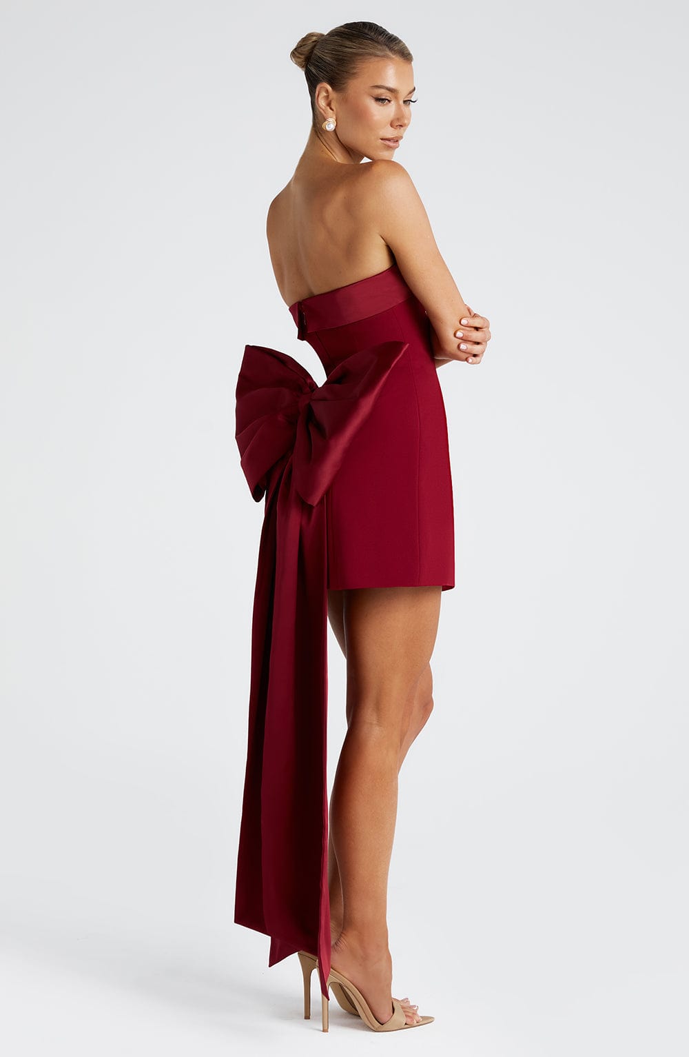 Barbara Mini Dress Wine