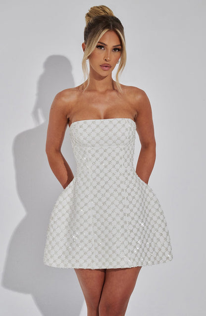 Beatrice Mini Dress Ivory
