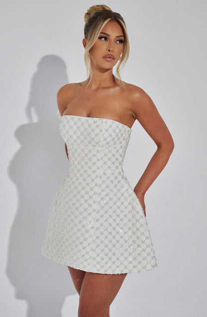 Beatrice Mini Dress Ivory