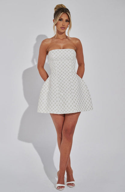 Beatrice Mini Dress Ivory