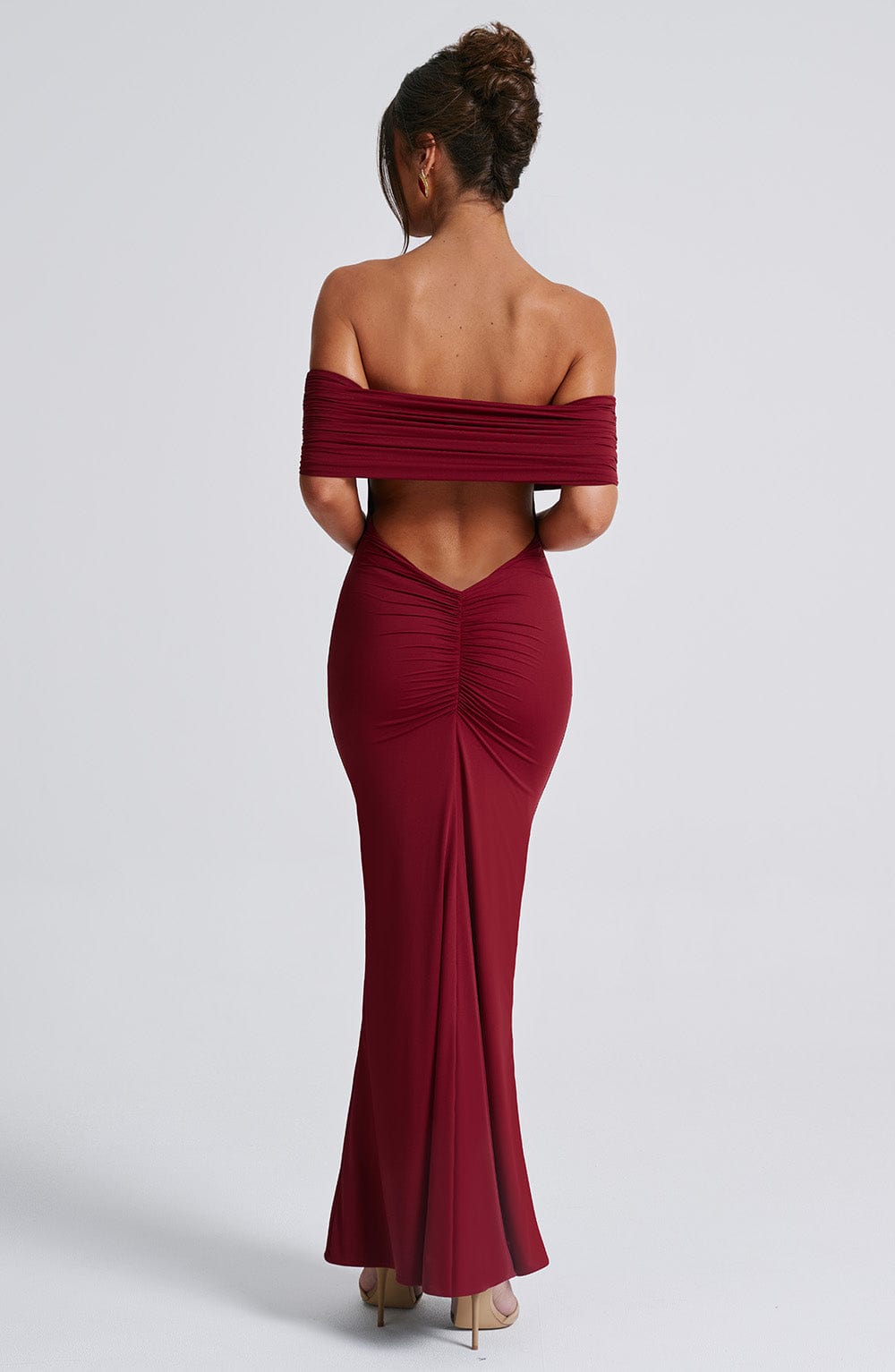 Belinda Maxi Dress Burgundy