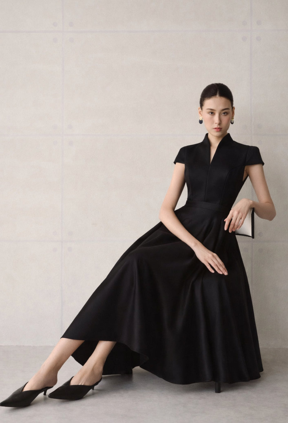 Betty Midi Dress Black