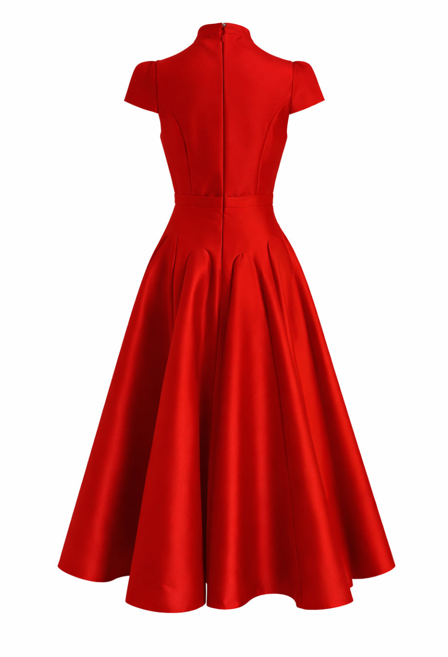 Betty Midi Dress Red