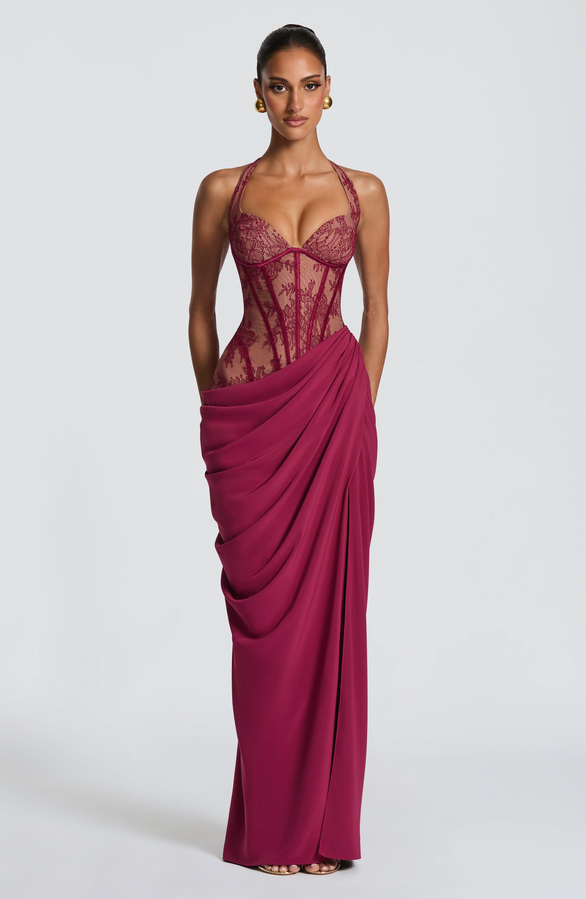 Bonita Maxi Dress Mulberry