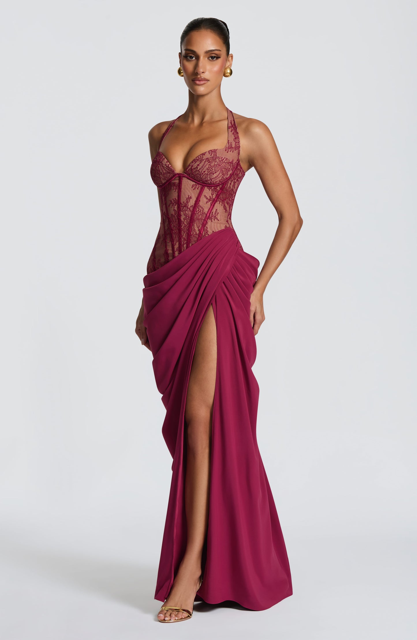 Bonita Maxi Dress Mulberry
