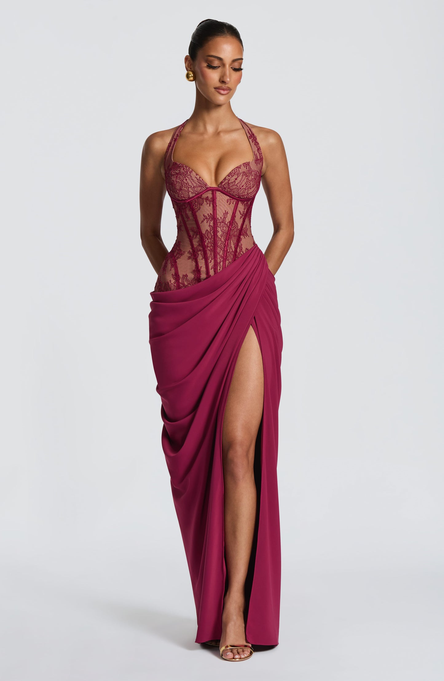 Bonita Maxi Dress Mulberry