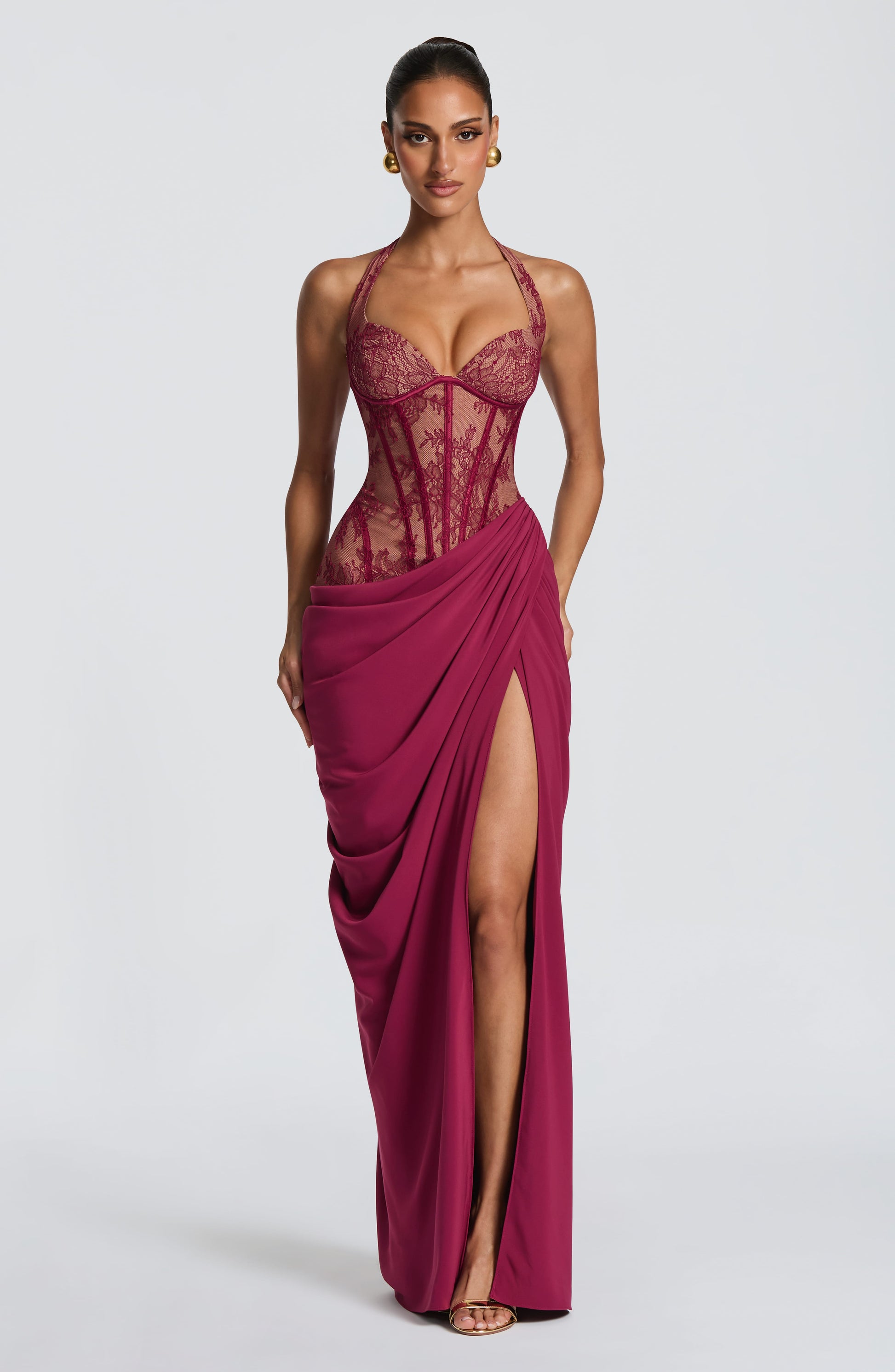 Bonita Maxi Dress Mulberry