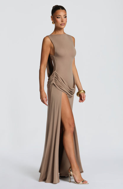 Bruna Maxi Dress Stone
