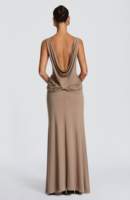 Bruna Maxi Dress Stone