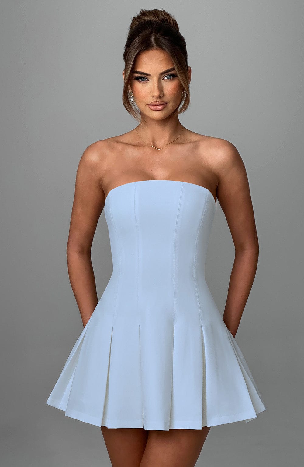 Bryony Mini Dress Blue