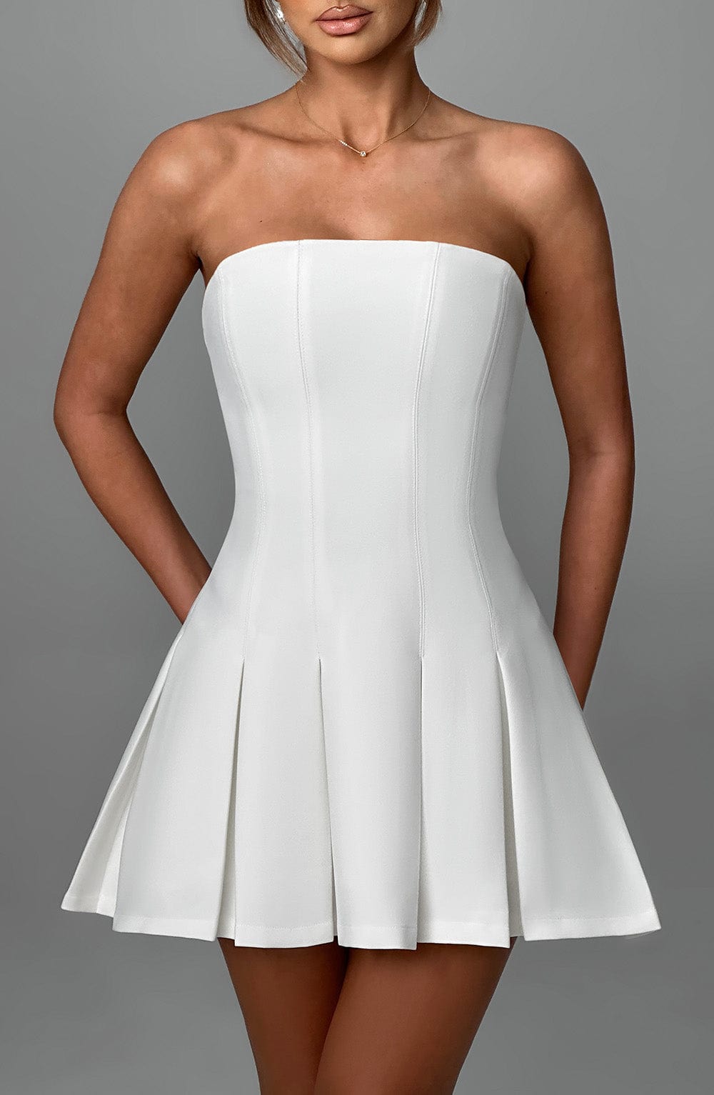 Bryony Mini Dress Ivory