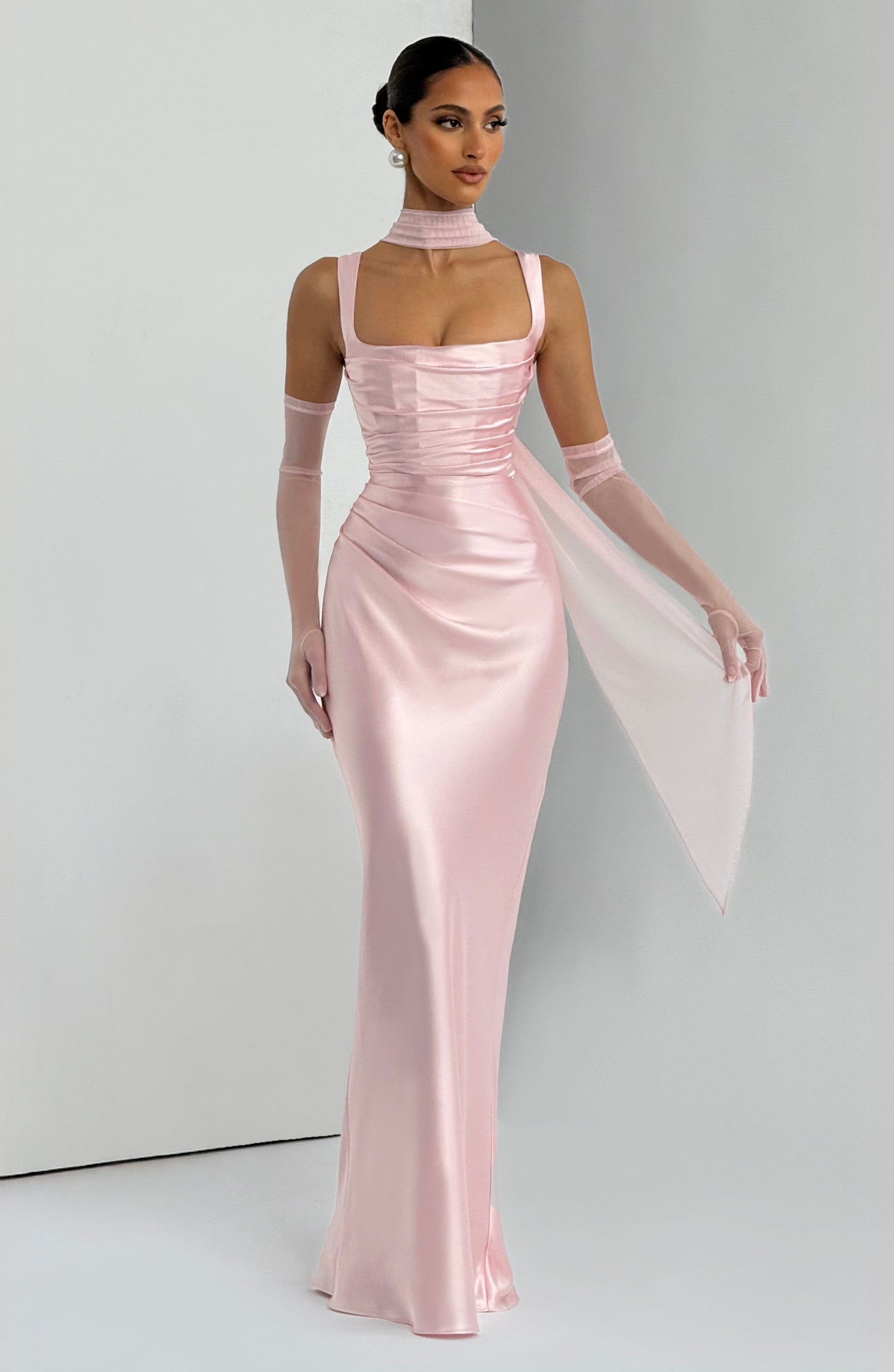 Calanthe Maxi Dress Blush