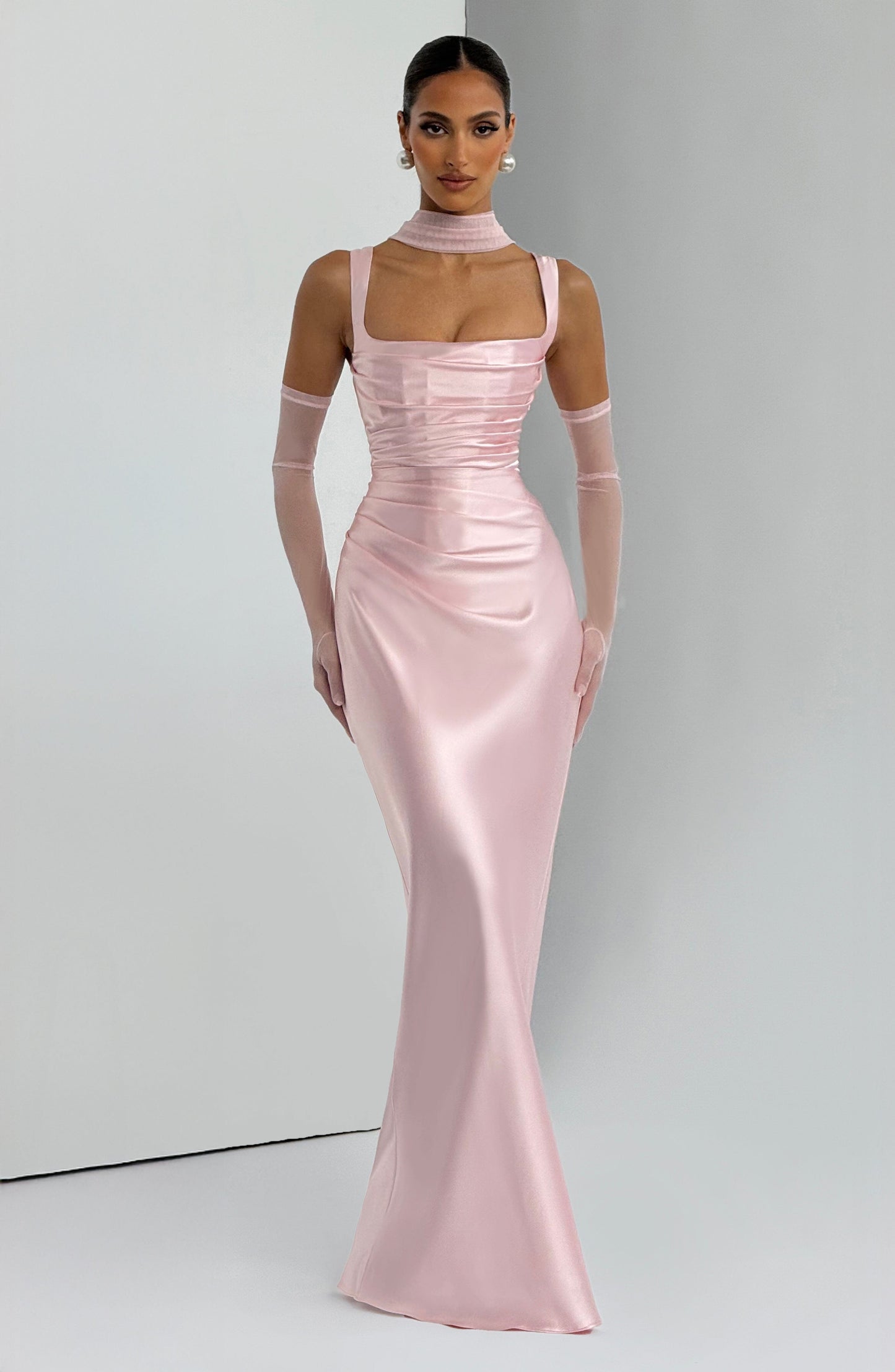 Calanthe Maxi Dress Blush