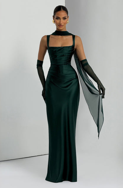 Calanthe Maxi Dress Emerald