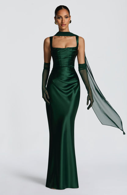 Calanthe Maxi Dress Emerald