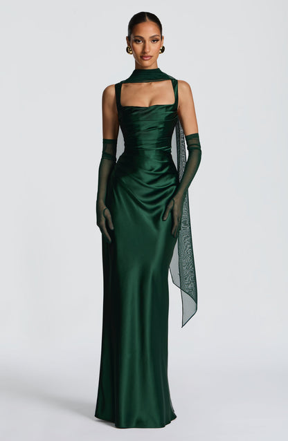 Calanthe Maxi Dress Emerald