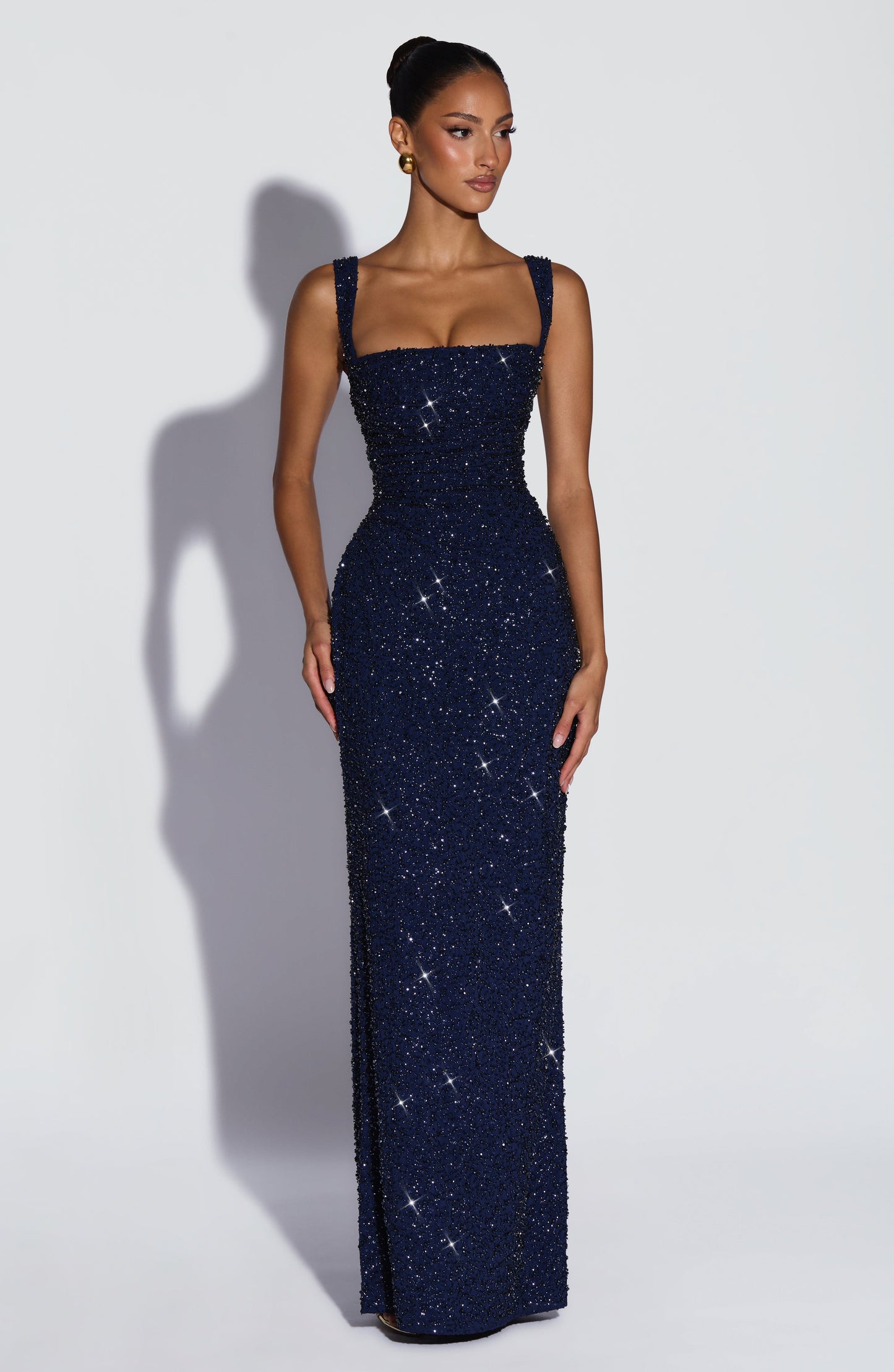 Calanthe Maxi Dress Navy Sparkle