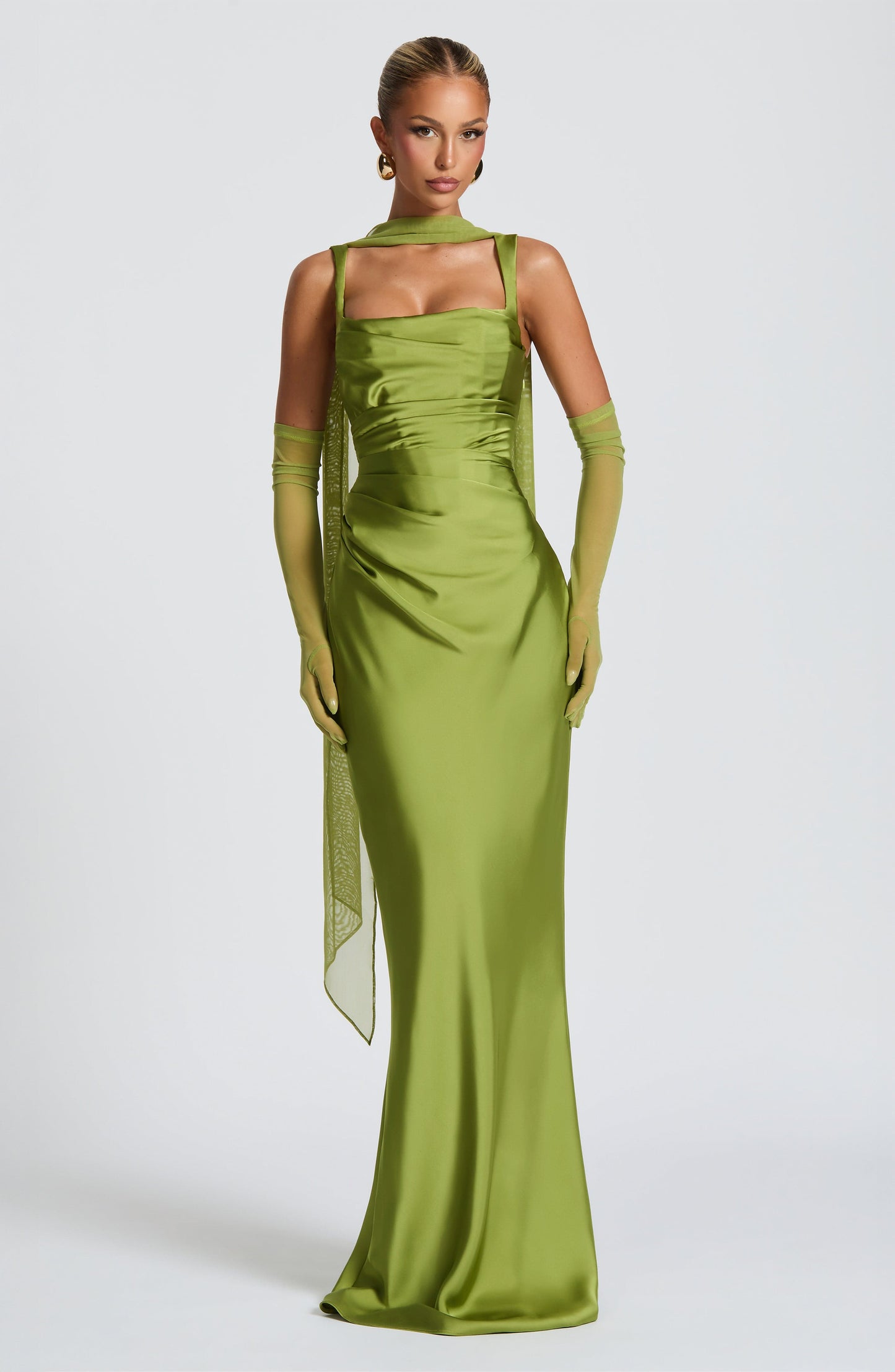 Calanthe Maxi Dress Olive