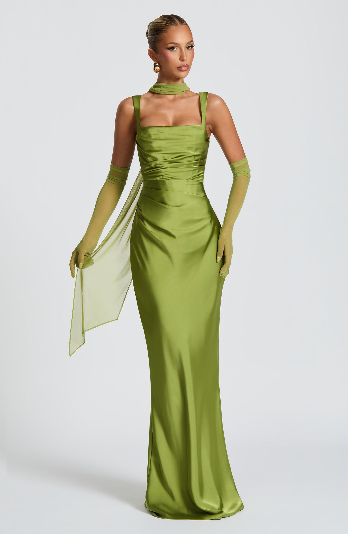 Calanthe Maxi Dress Olive