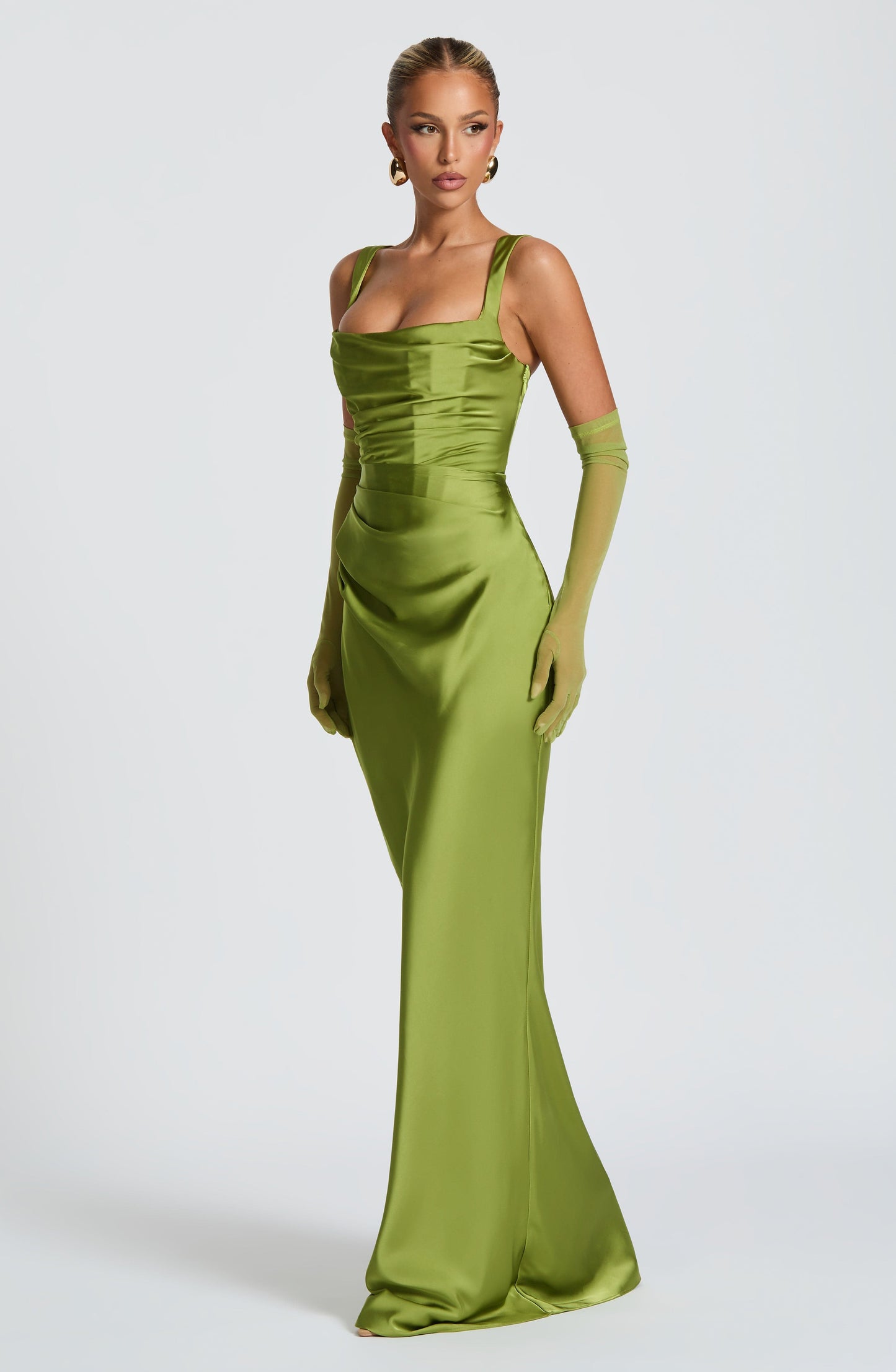 Calanthe Maxi Dress Olive