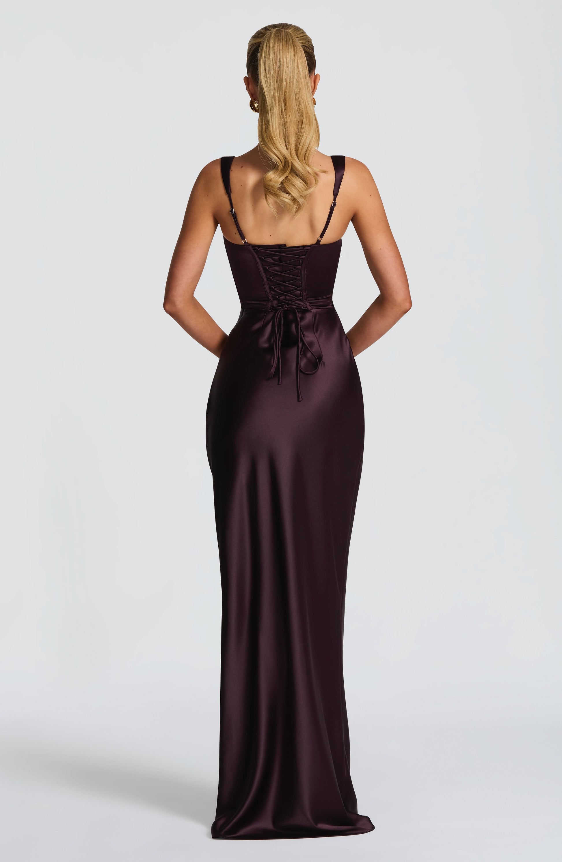 Calanthe Maxi Dress Plum