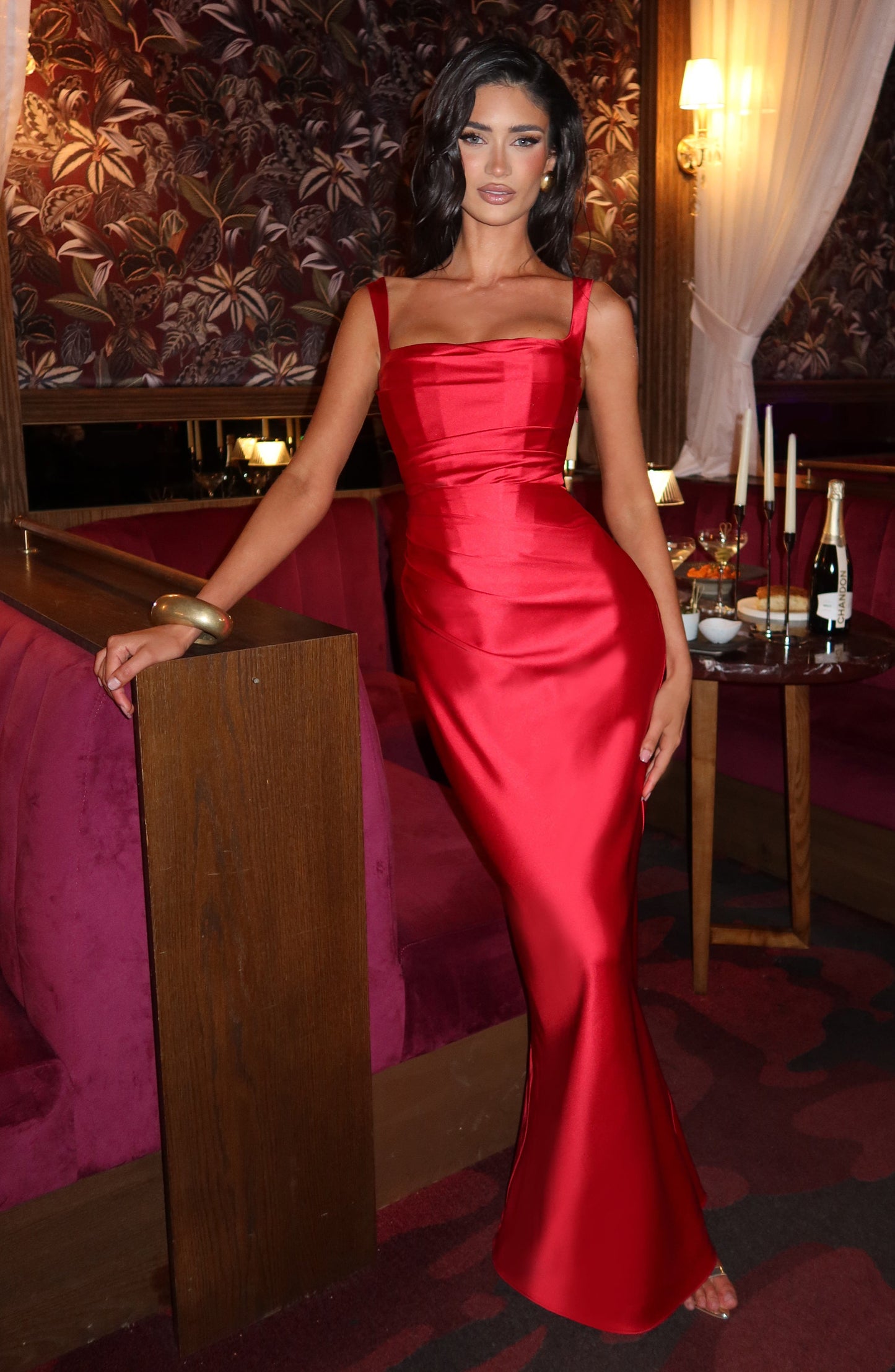 Calanthe Maxi Dress Red