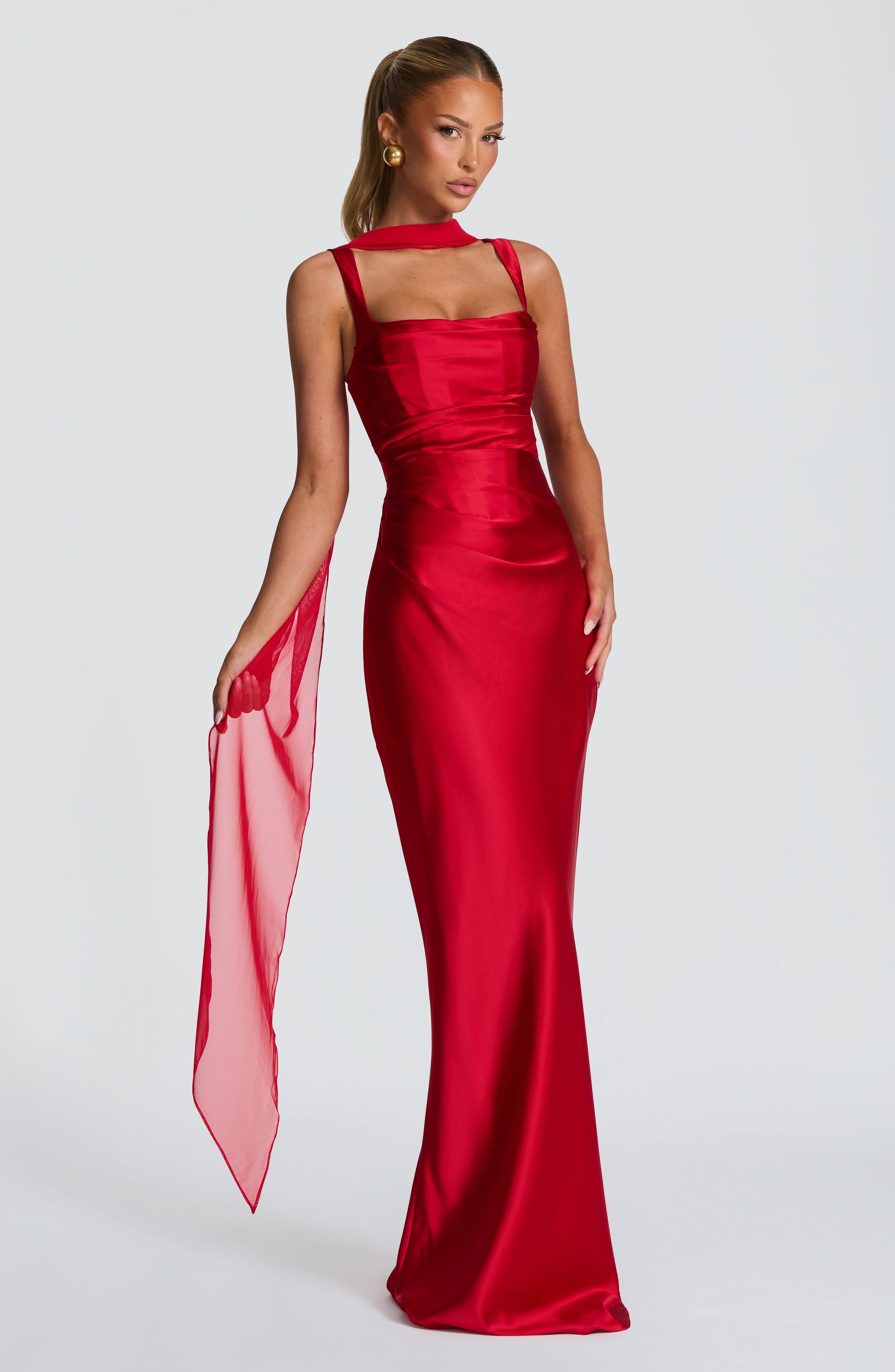 Calanthe Maxi Dress Red