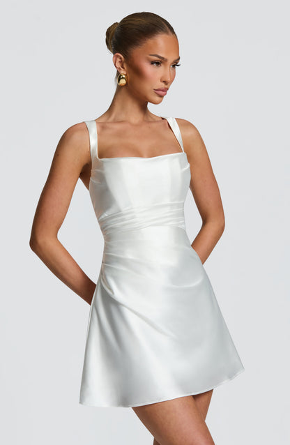 Calanthe Mini Dress Ivory
