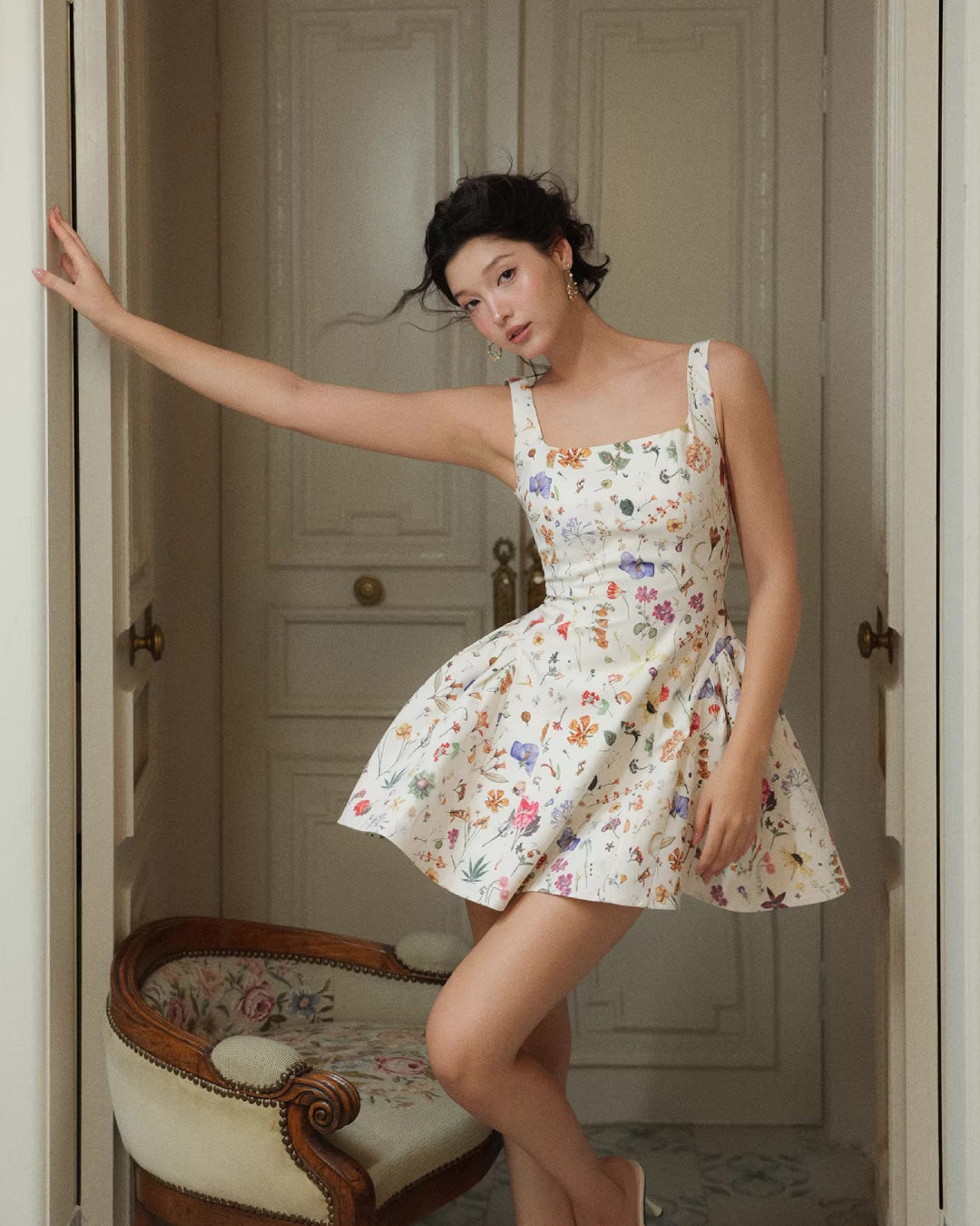 Callie Mini Sundress Floral Print