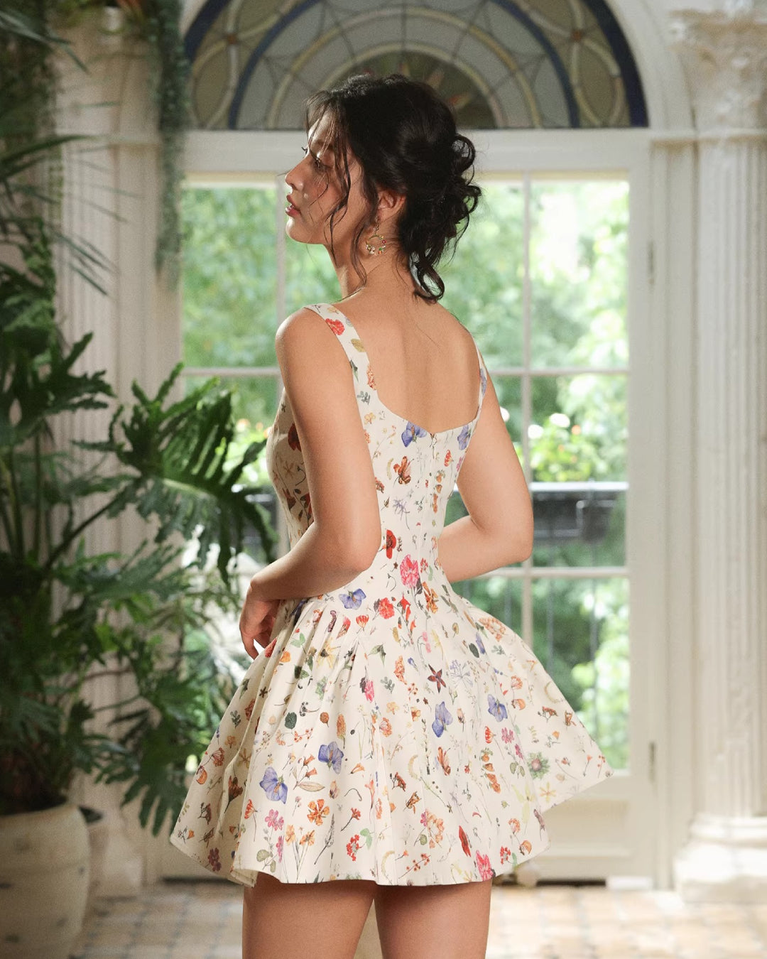 Callie Mini Sundress Floral Print