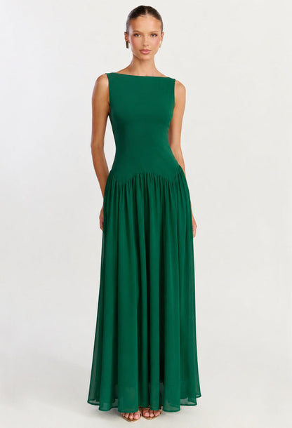 Camella Midi Dress Green