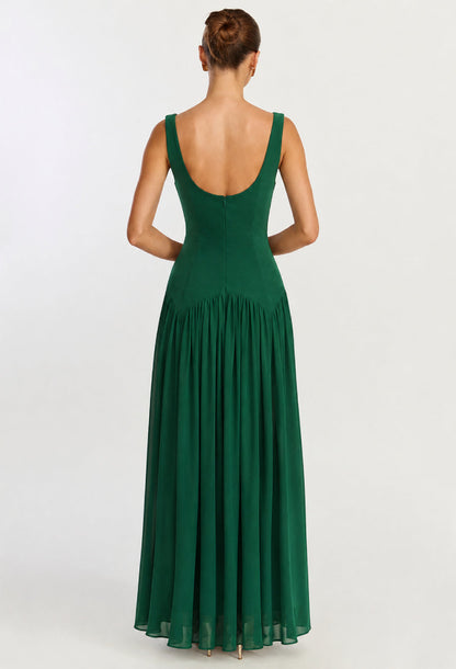 Camella Midi Dress Green