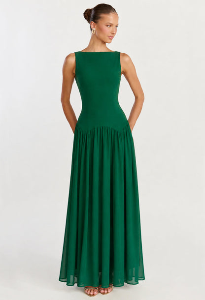 Camella Midi Dress Green